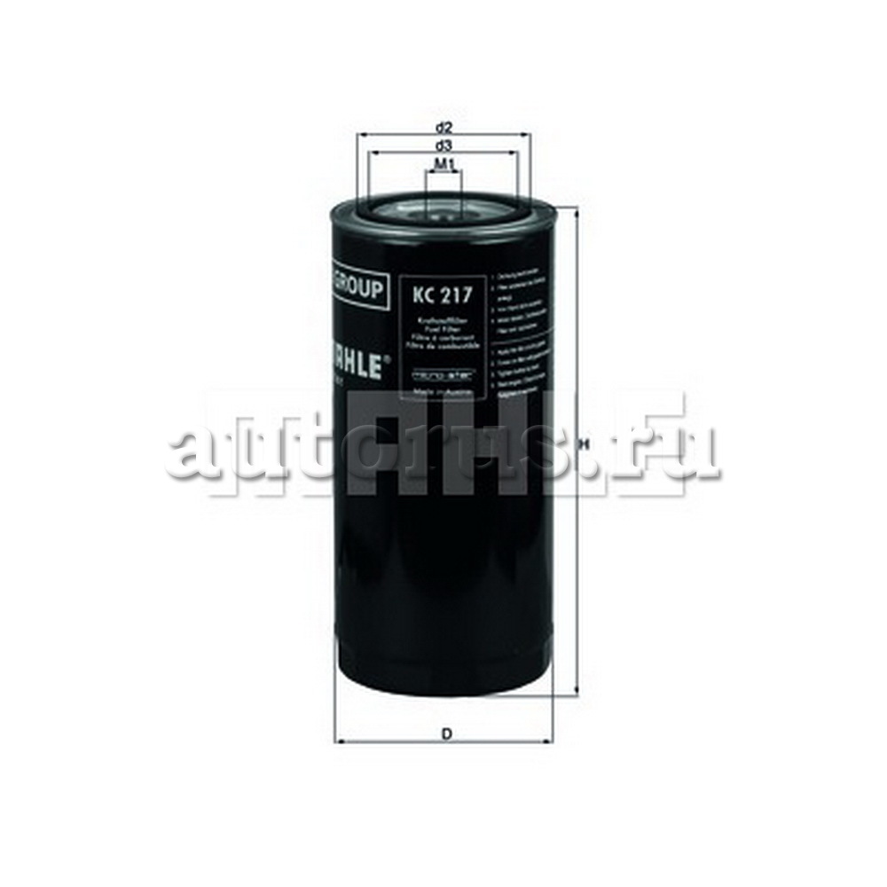 Фильтр топливный KC217 / KNECHT/MAHLE