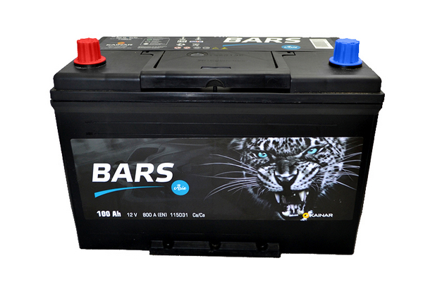 Аккумулятор 100 Амп / BARS (Asia) (обратка)