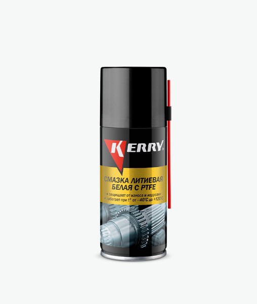 Смазка литиевая белая с PTFE 210мл / KERRY