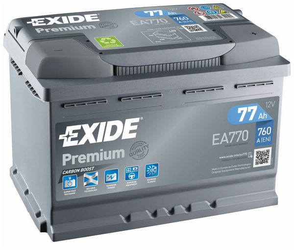 Аккумулятор 77 Амп / EXIDE