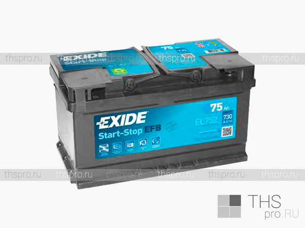 Аккумулятор 75 Амп / EXIDE